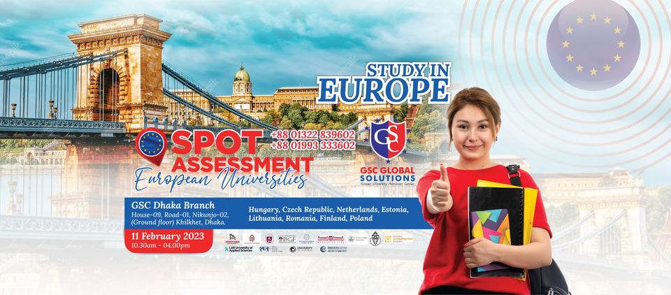 Study In EUROPE - SPOT ASSESSMENT IN CAPITAL ON 11TH FEB 2023
